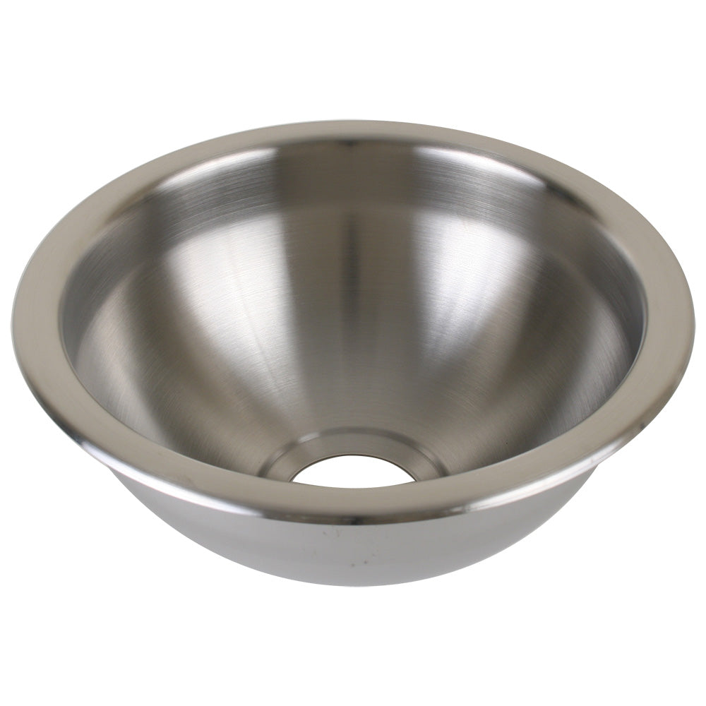 Scandvik Stainless Steel Sink Basin - 9 x 4 Inches Brushed Finish, Part Number 10924