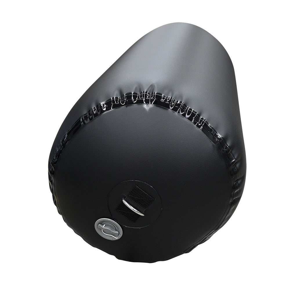 Seipel Marine Specialty Inflatable Fender - 12" x 30" Black for Big Boats, Yachts, and Sailboats