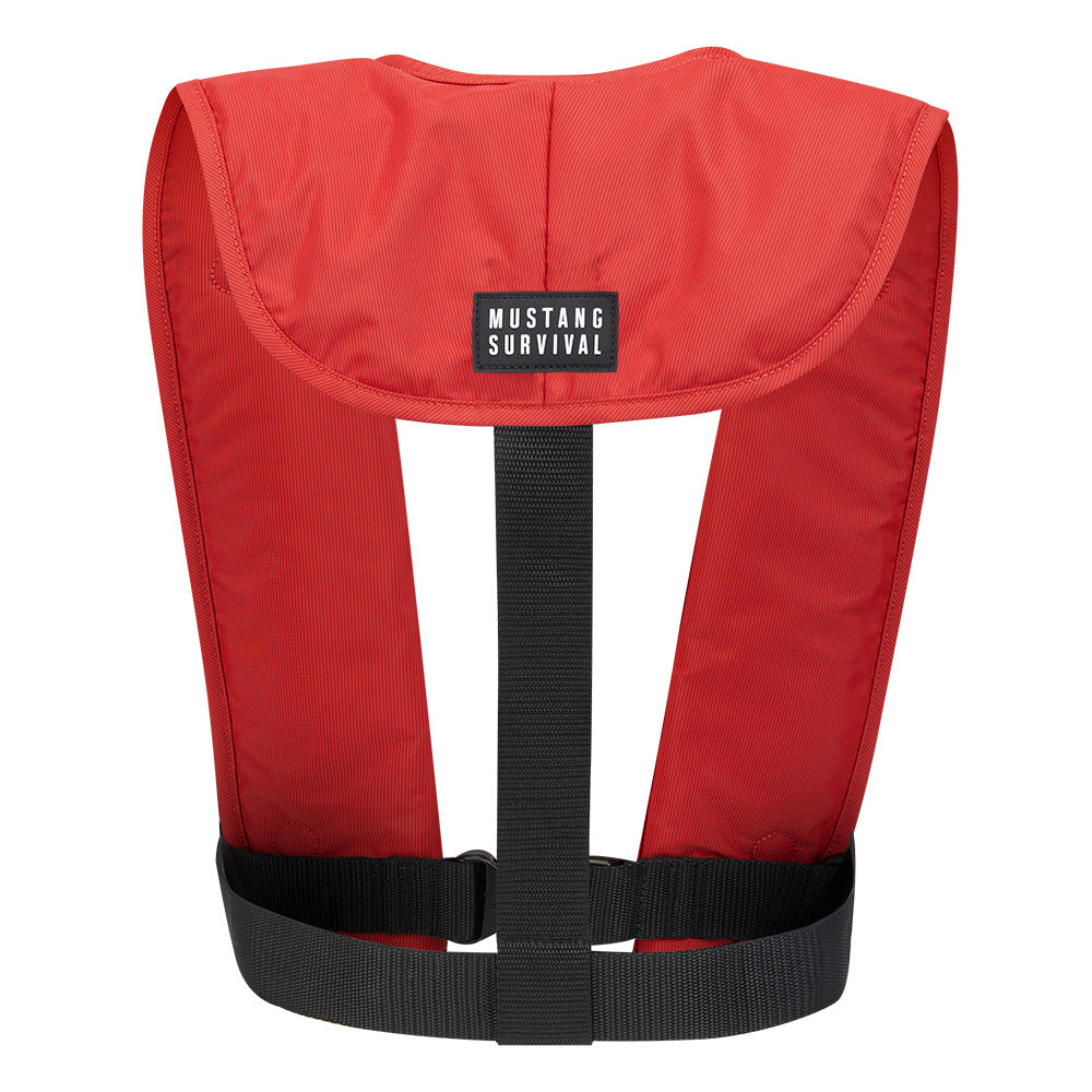 Mustang Survival MIT 70 Automatic Inflatable Personal Flotation Device - Red, Lightweight and High-Visibility for Boating and Water Sports