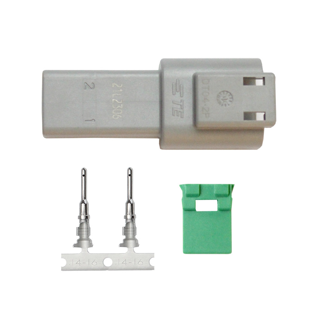 Pacer TDT04F-2RP DT Deutsch Receptacle Repair Kit, 2-Position, 14–18 AWG