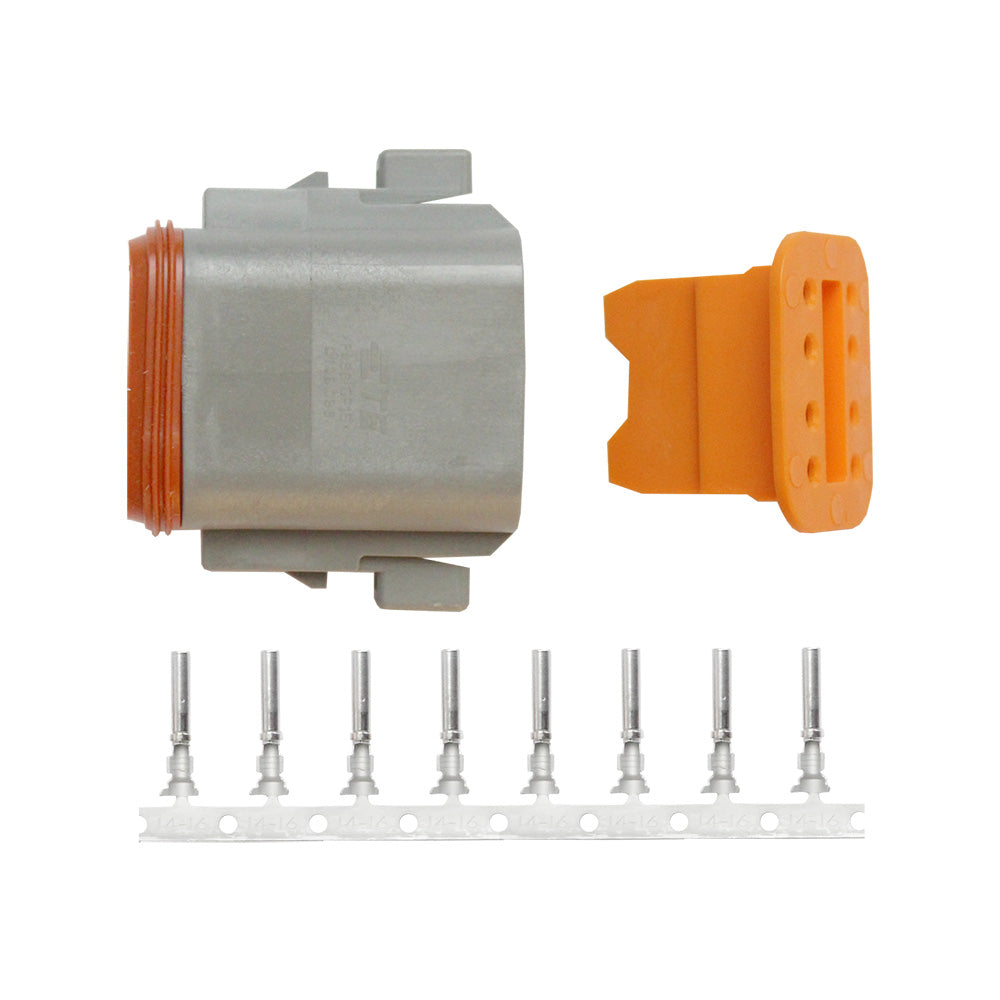 Pacer TDT06F-8RS DT Deutsch Plug Repair Kit, 8-Position, 14 AWG Socket Connector