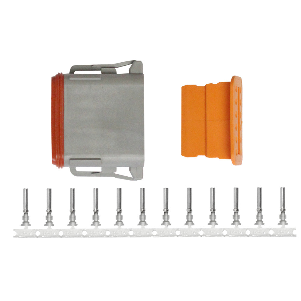 Pacer TDT06F-12RS DT Deutsch Plug Repair Kit, 12-Position, 14 AWG