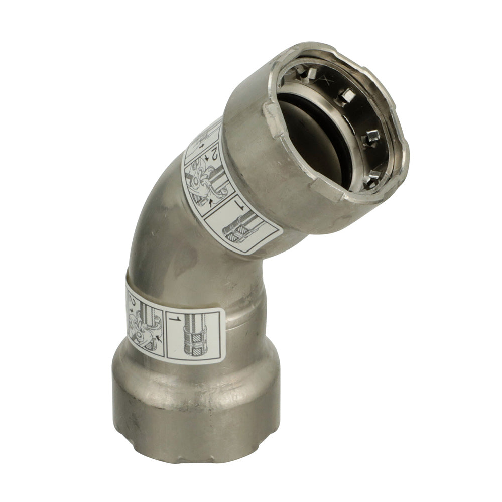Viega MegaPress 316 FKM 3/4-Inch 45-Degree Elbow, Part 91760