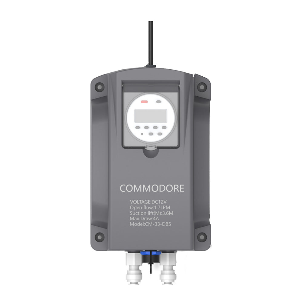 Commodore CM-33-DBS Dry Bilge System, 3.0 GPM Automatic Bilge Water Removal Pump