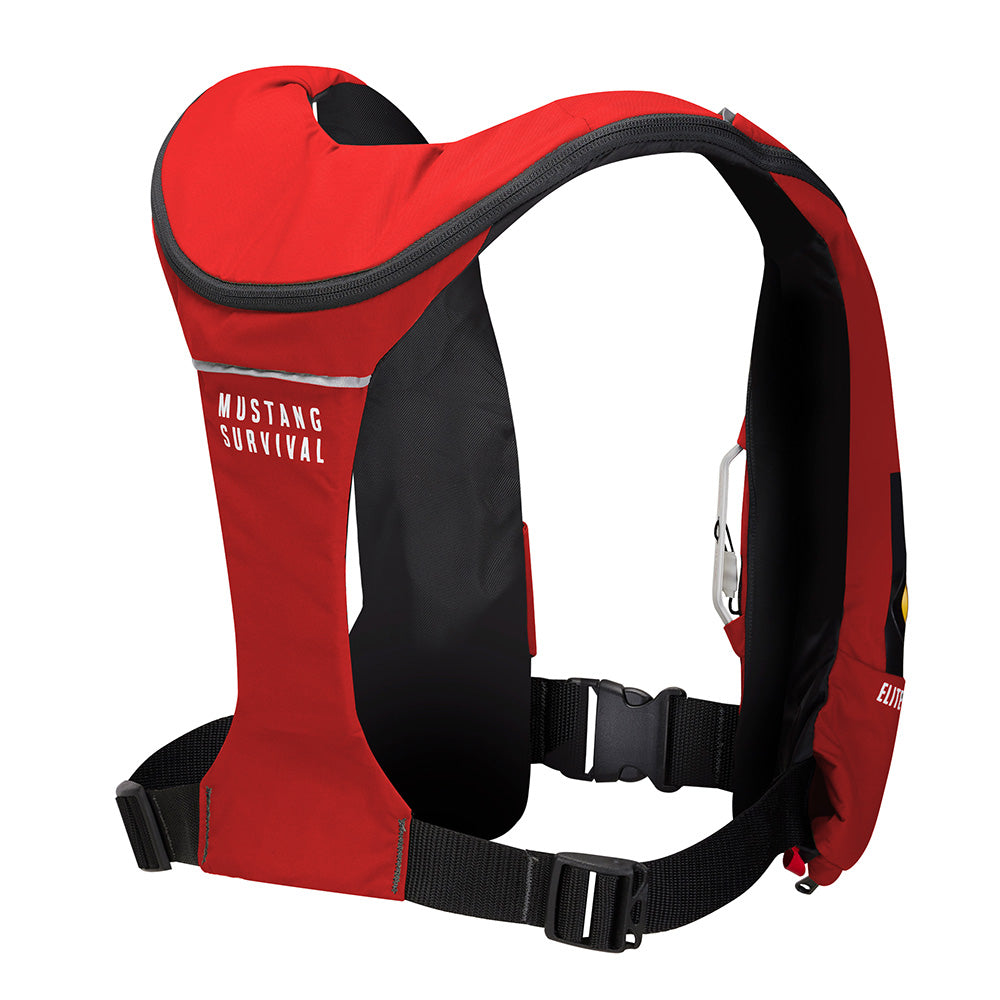Mustang Survival Elite 120 Coastal Inflatable PFD - Red for Inshore and Coastal Safety