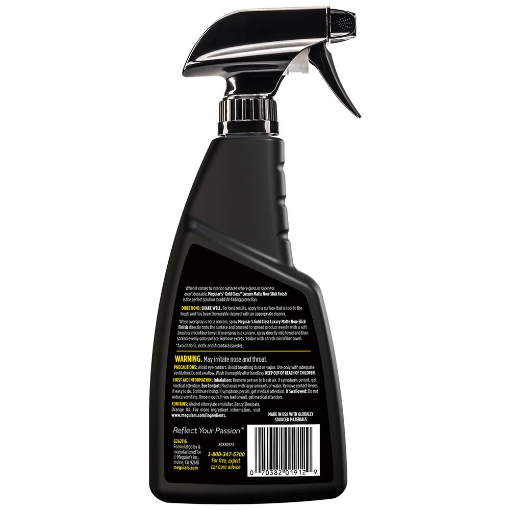 Meguiar's Gold Class Luxury Matte Interior Protectant - 16 oz