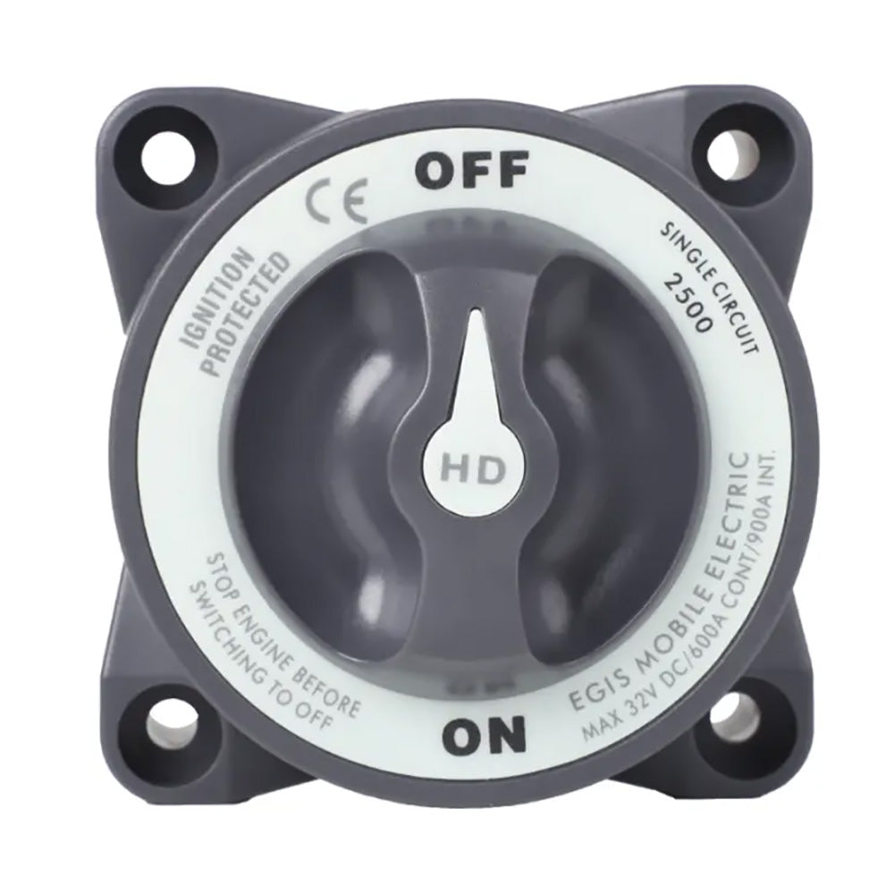 Egis Mobile Electric Heavy Duty Series 600A Off/On Battery Switch