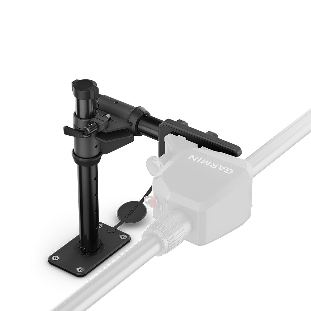 Garmin Gunnel Mount System for Spy Pole - Easy Swivel Deck Mounting Solution