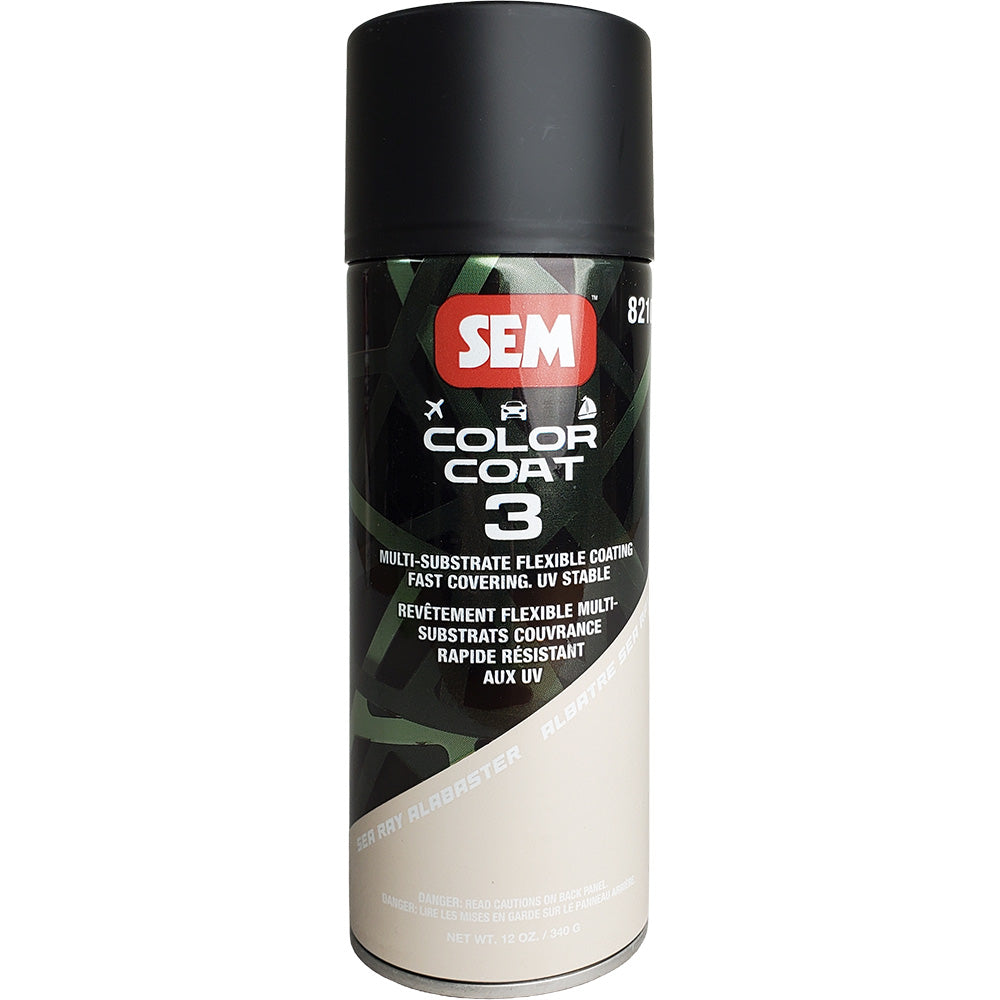 SEM Color Coat 3 Sea Ray Alabaster - 12 oz Flexible UV-Resistant Coating