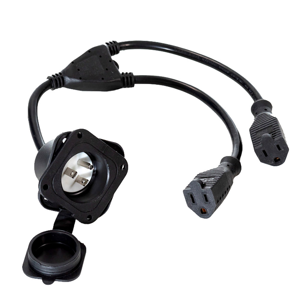 Pro-Guide Batteries TWPD Double AC Receptacle for Vehicles