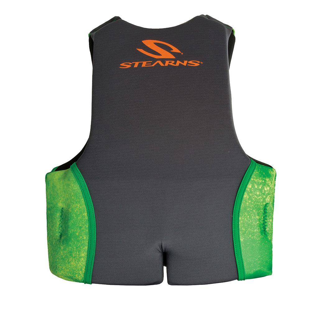 Stearns Youth Hydroprene Life Vest - Type III Green for 50-90 lbs