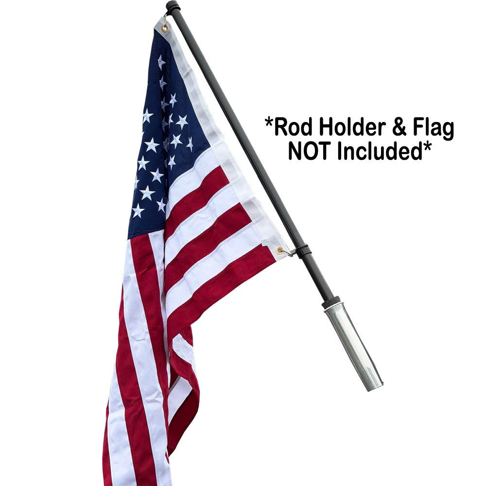 TACO Marine Carbon Fiber Flag Pole with J-Lock System - 54 inches