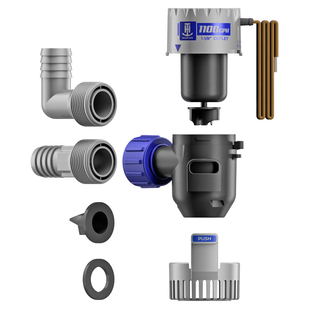 T-H Marine HYDRA Cartridge Bilge Pump - 1100 GPH, 12V Marine Water Removal System