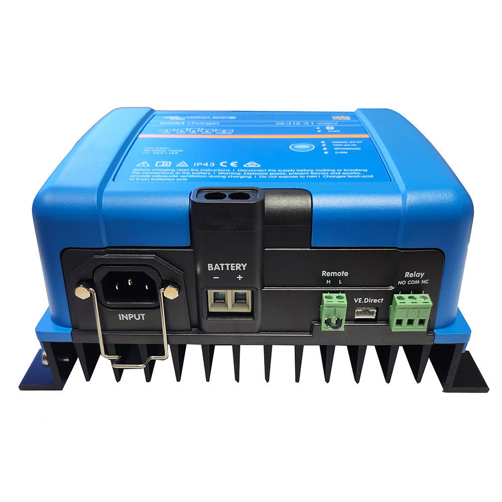 Victron Energy Smart IP43 Charger 36V 15A - Adaptive 6-Stage Battery Charging with Bluetooth & Remote Monitoring