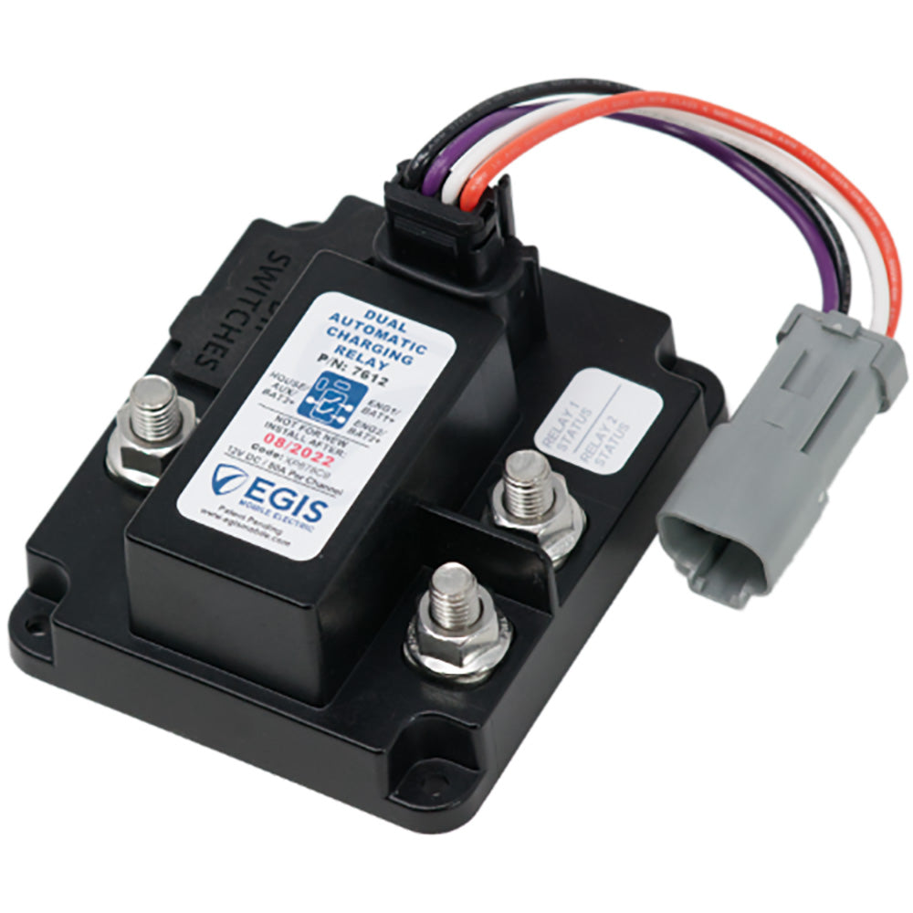 Egis Mobile Electric Triple Battery Advanced Automatic Charging Relay (ACR) - 12V