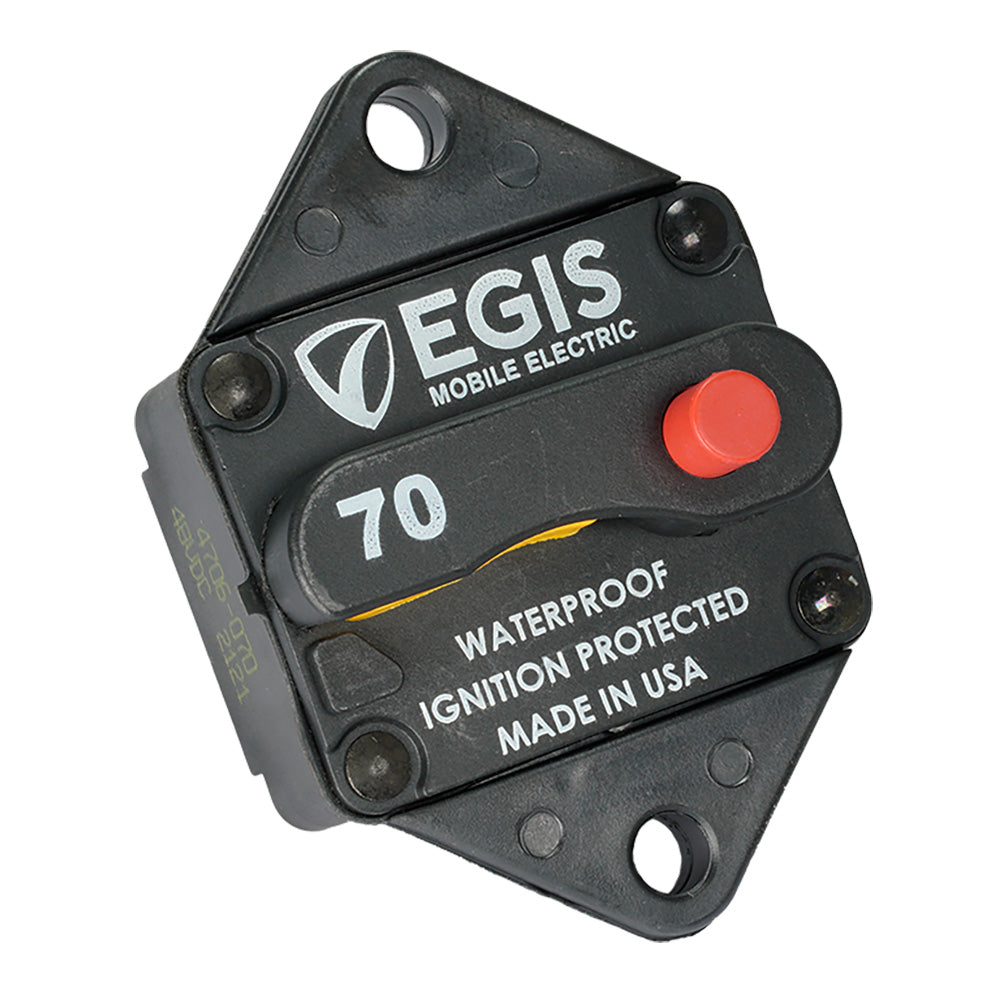 Egis Mobile Electric 70A Circuit Breaker - 85 Series Panel Mount for Reliable Electrical Protection