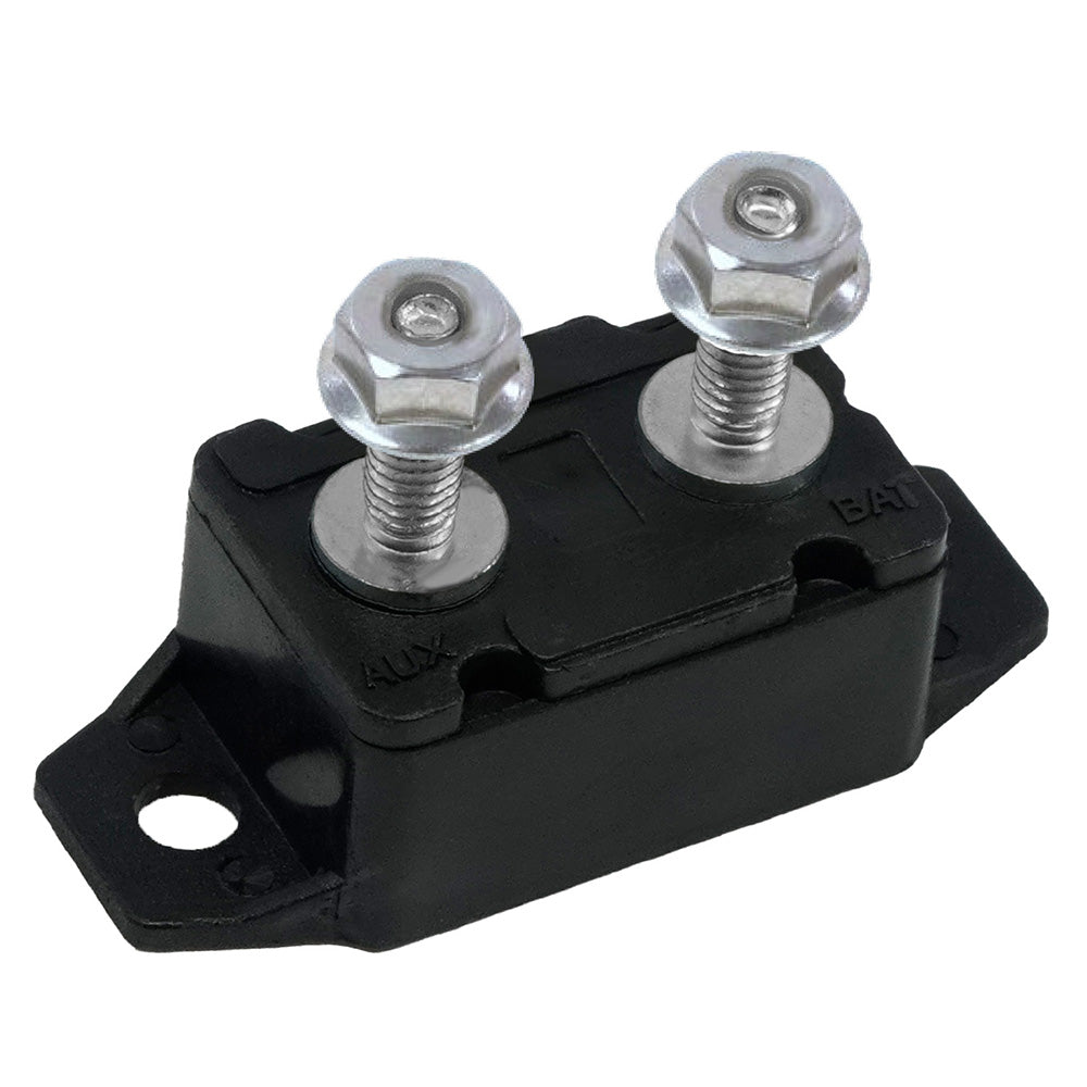 Egis Mobile Electric 50A Black Short Stop Circuit Breaker for Marine and Vehicle Applications