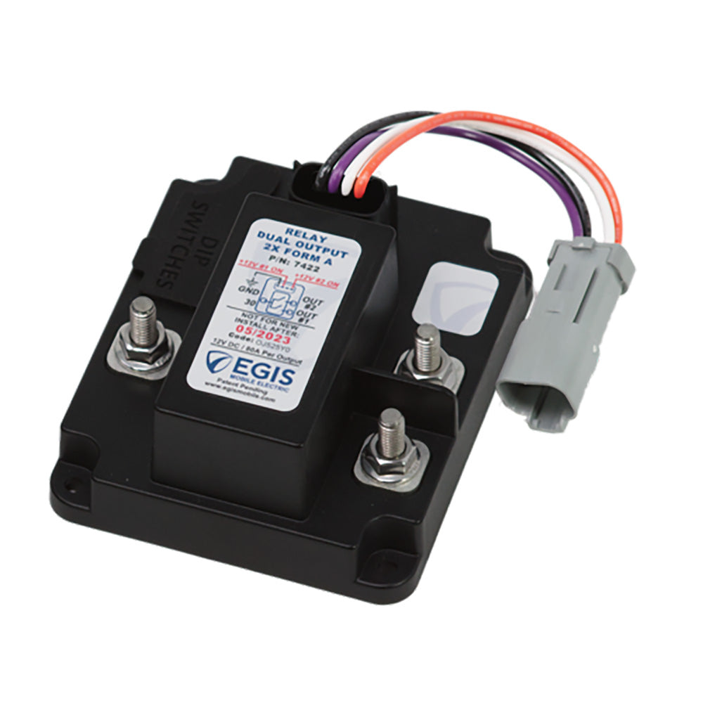 Egis Mobile Electric TH3 Dual 80A Relay Kit for 12V Systems