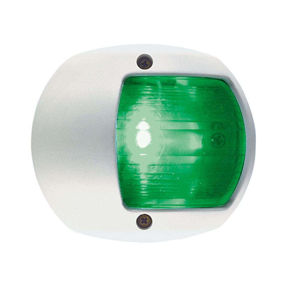 Perko 0170WSDDP3 LED Green Side Light, 12V, White Plastic Housing