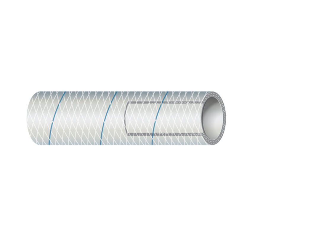 3/4' WHT. REINF PVC W/BLUE TRACER 5 - Marine Parts OnlySIERRAMARINE