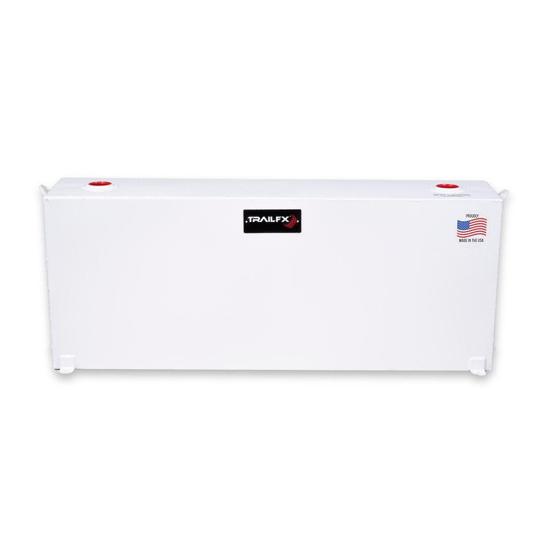 37 GAL WHITE STEEL RECTANGLE TANK - Marine Parts OnlyTRAILFX