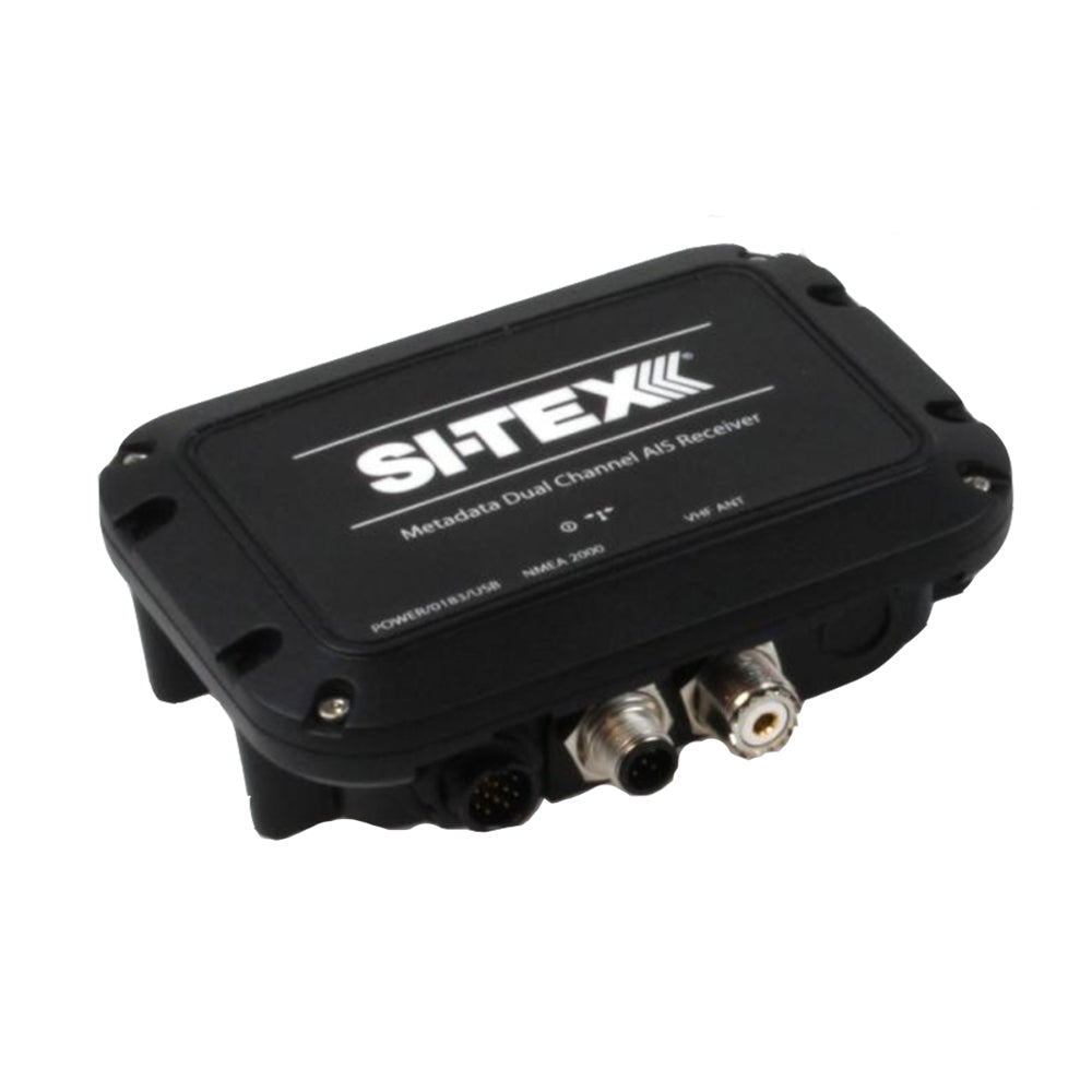 SI-TEX MDA-2 Metadata Dual Channel AIS Receiver – Compact, Rugged Marine Marine AIS System with Rmax Technology