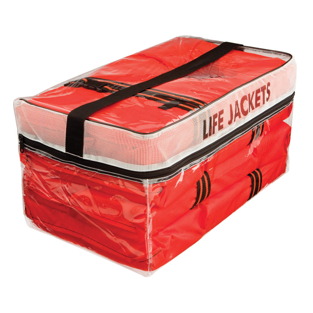 Kent Sporting Goods 4-Pack of Adult Type II USCG Approved Life Jackets with Storage Bag