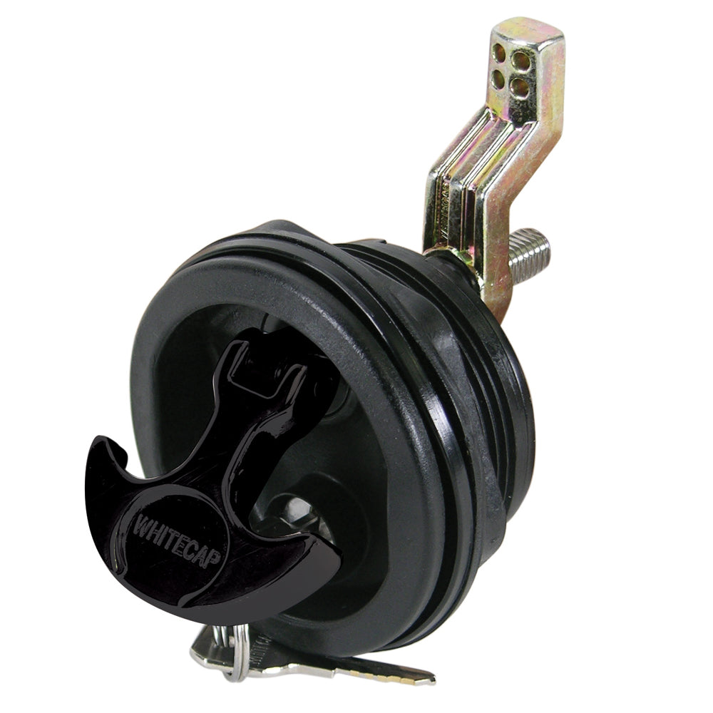 Whitecap T-Handle Latch - Nylon Black/Black Locking, Part #3226BC