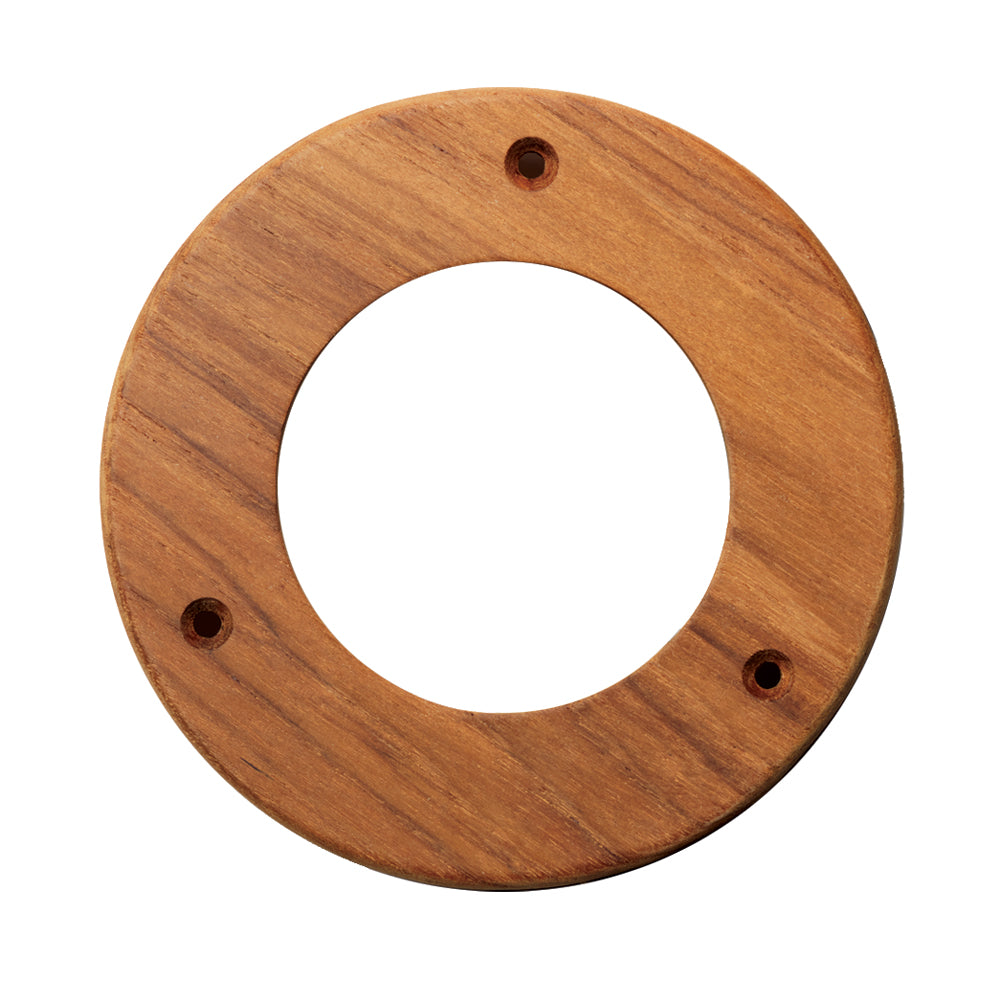 Whitecap Teak Trim Ring, 4-Inch Inner Diameter Opening, Part 61974