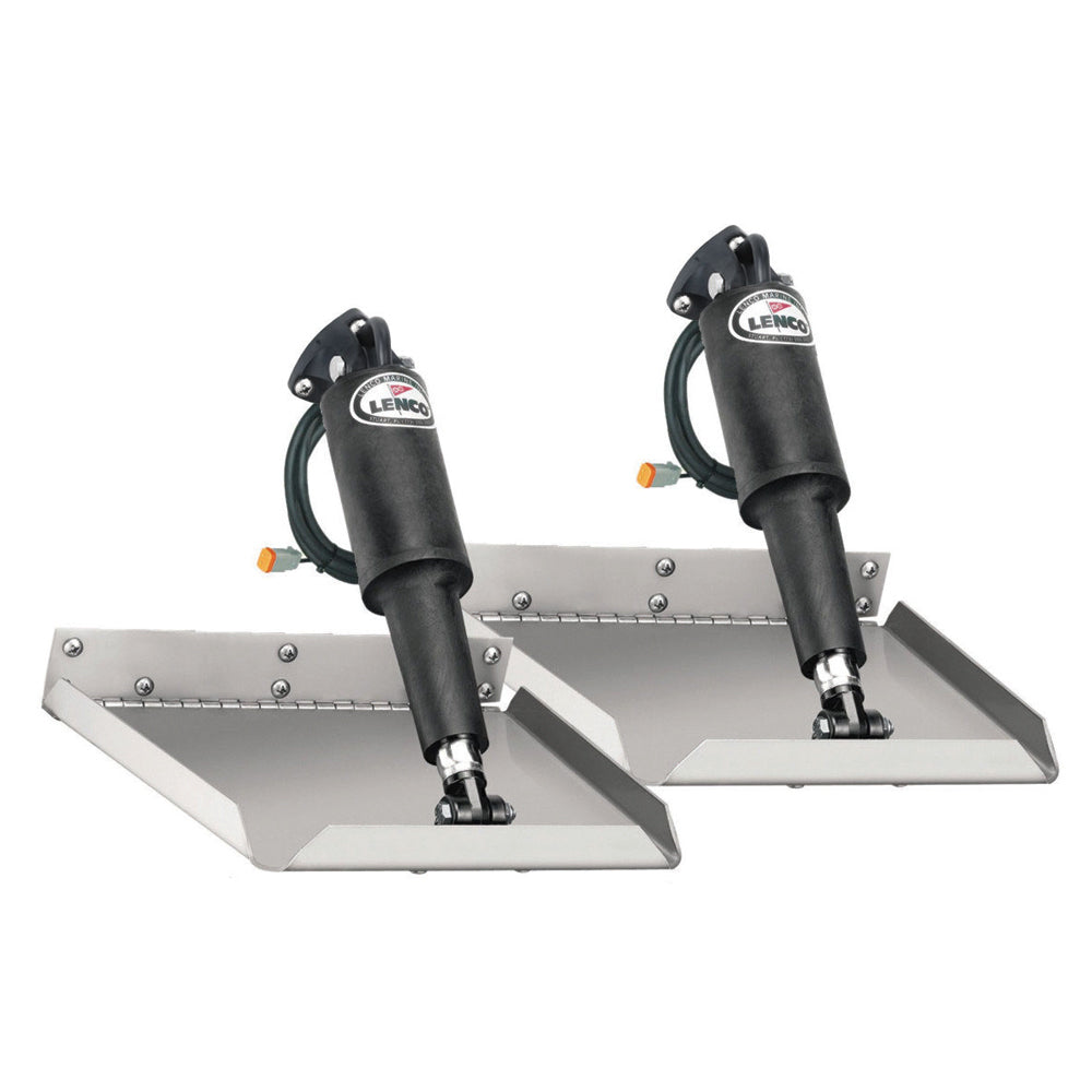 Lenco Marine 9 x 12 Edge Mount Trim Tab Kit without Switch - Reliable Electric Trim for Boats