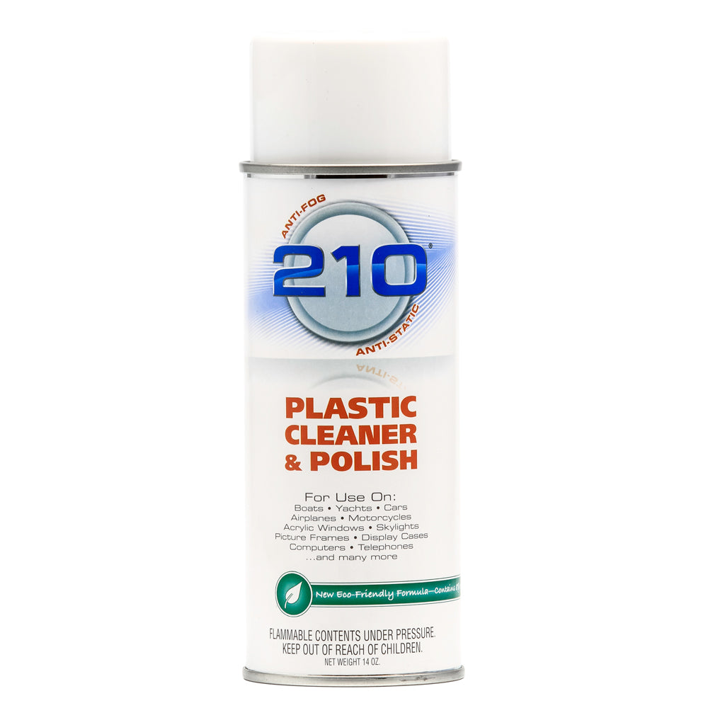 Camco 210 Plastic Cleaner Polish 14 oz Spray, Part Number 40934