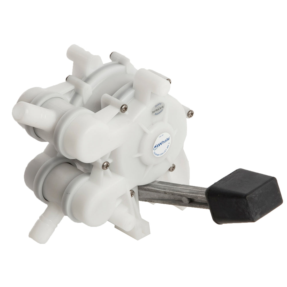 Whale Marine Gusher Foot Operated Galley Pump with Left Handed Lever – Easy, Hands-Free Fresh Water Delivery