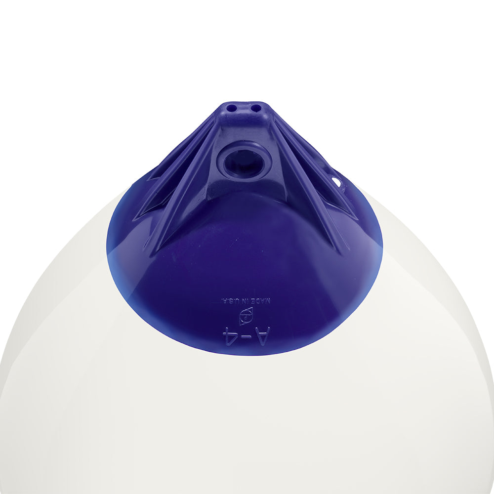 Polyform U.S. A-4 Buoy, 20.5 inch Diameter, White - Heavy Duty Marine Marking Buoy