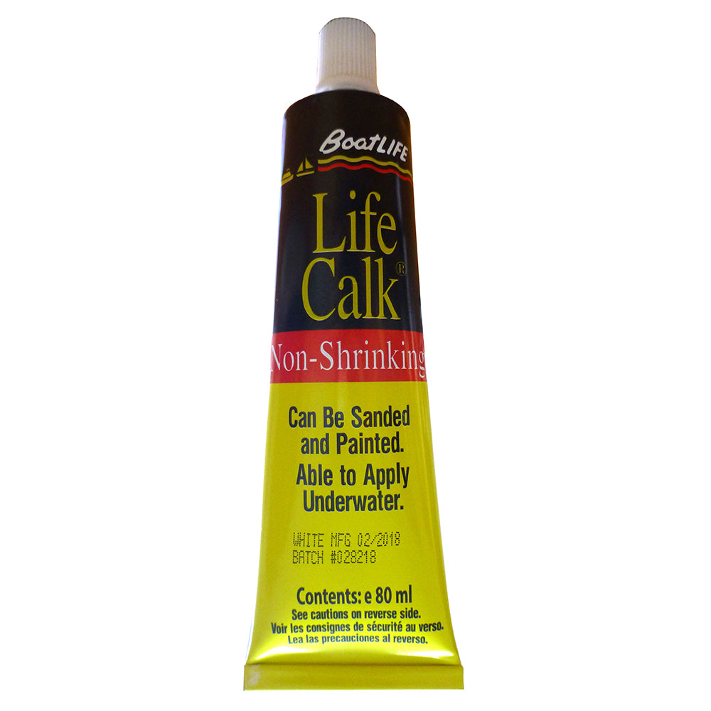 BoatLIFE Life-Calk Sealant Tube - Non-Shrinking Marine Sealant for Waterproof Bonding and Repairs