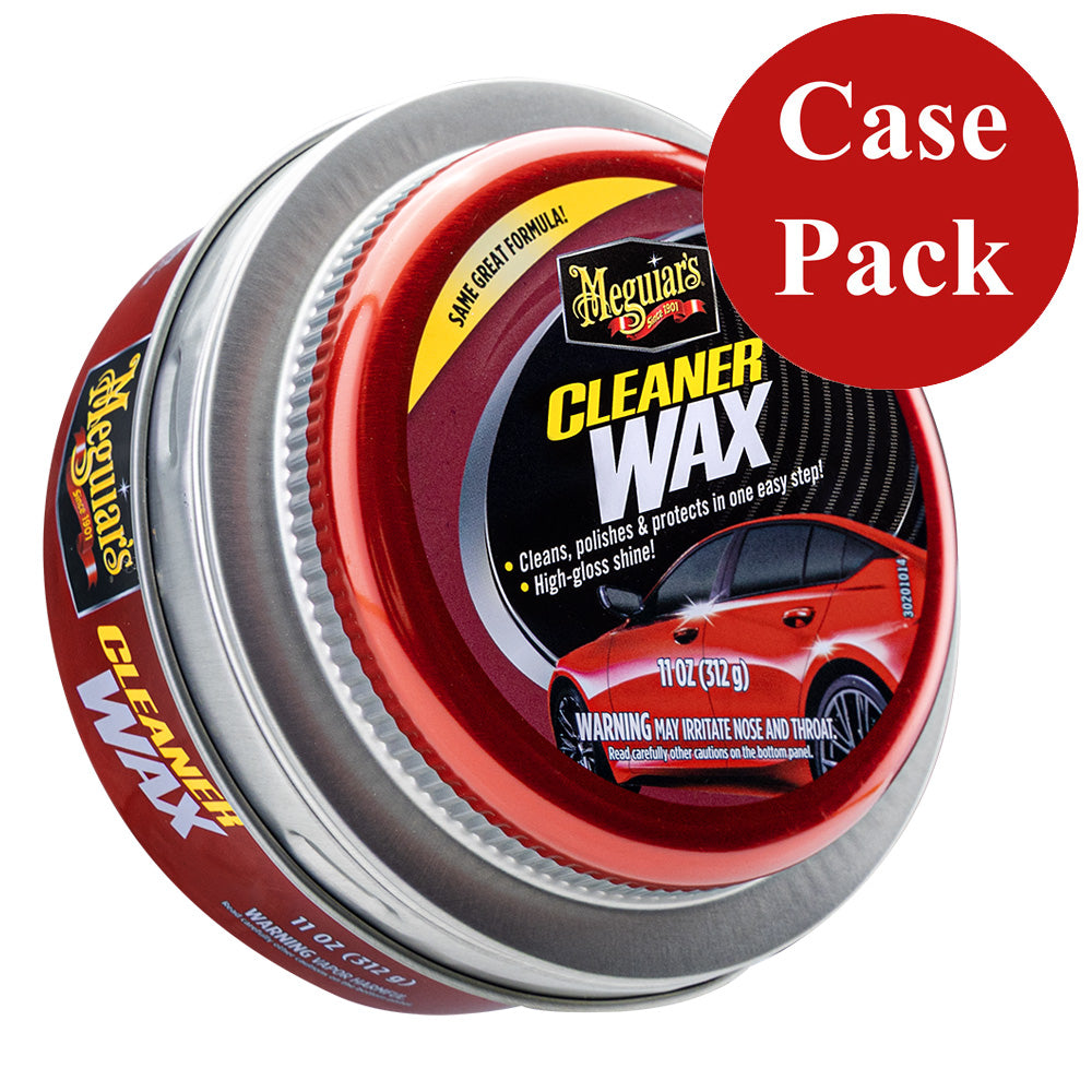 Meguiar's Cleaner Wax Paste - Case of 6 | All-in-One Car Polish and Cleaner for Daily Drivers