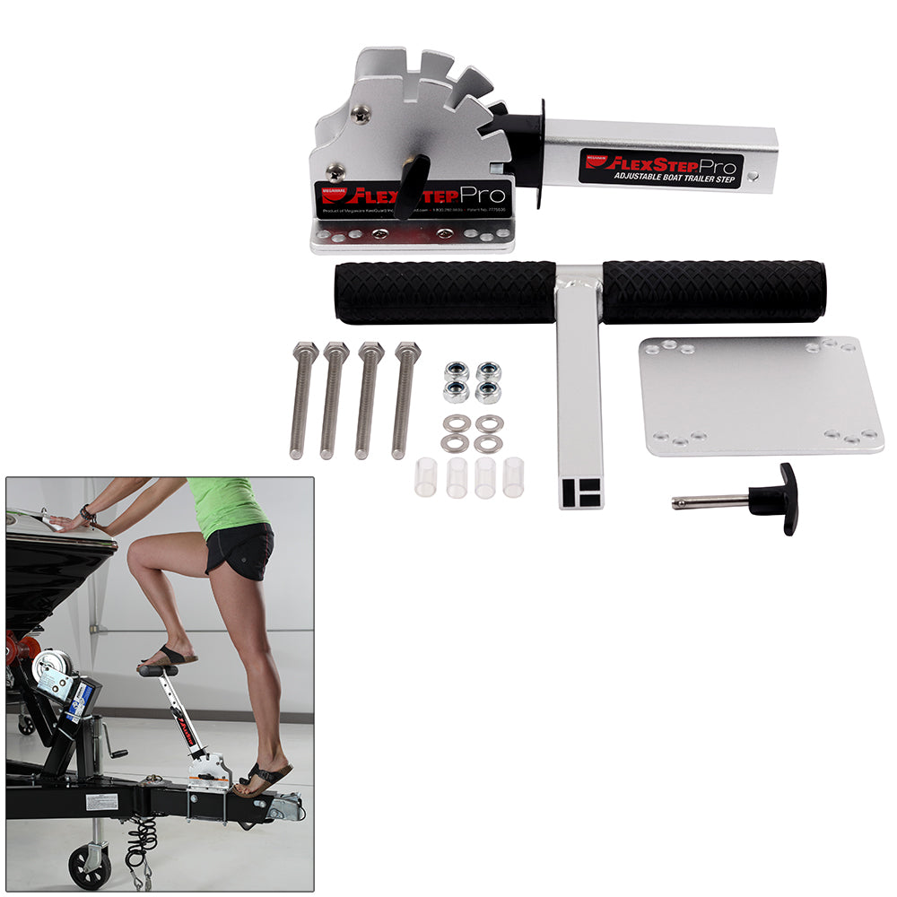 Megaware FlexStep Pro Aluminum Trailer Step Package, Part 80011