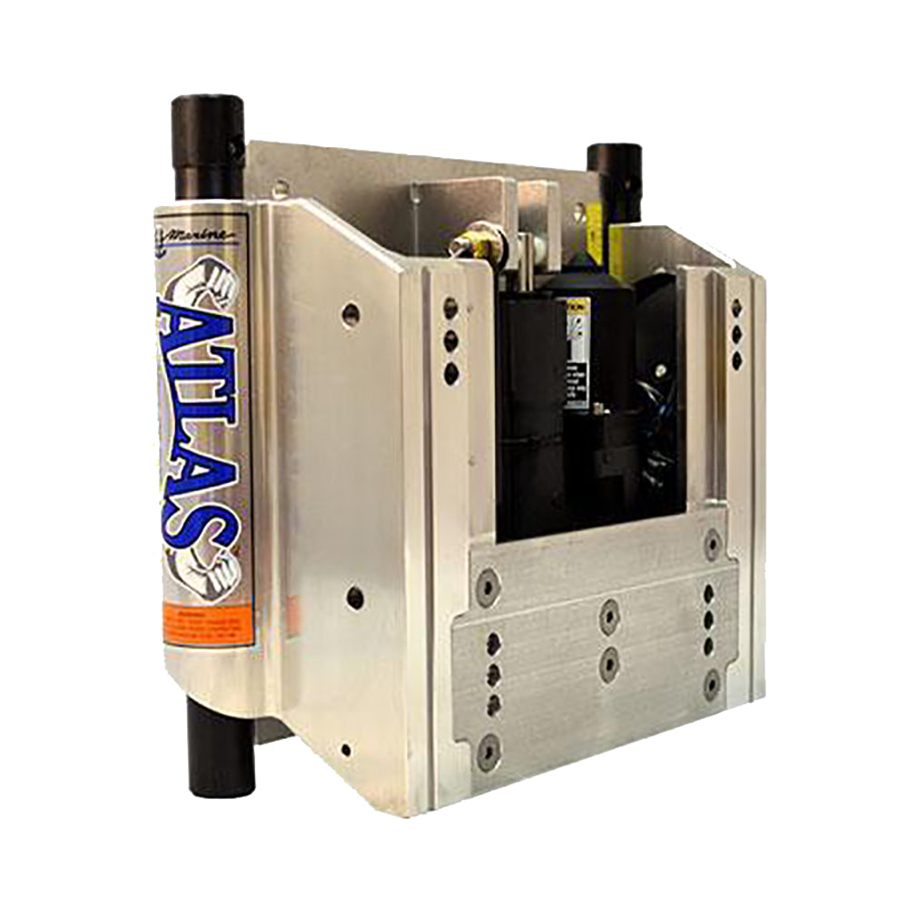 T-H Marine Supplies Atlas 8-Inch Set Back Hydraulic Jack Plate Polished – Ideal for Up to 300 HP Engines