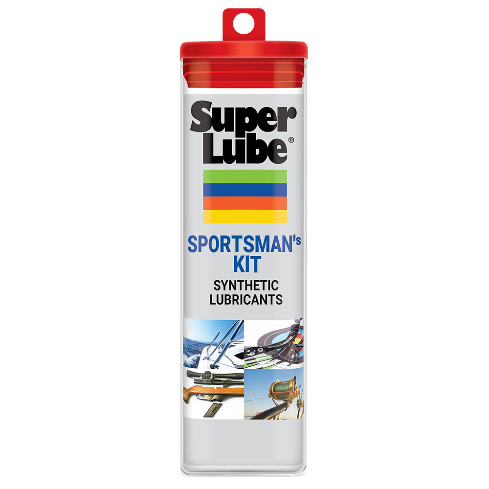 Super Lube Sportsman’s Kit Synthetic Oil, Grease, Cleaning Cloth and Foam Swabs – Part Number 11520