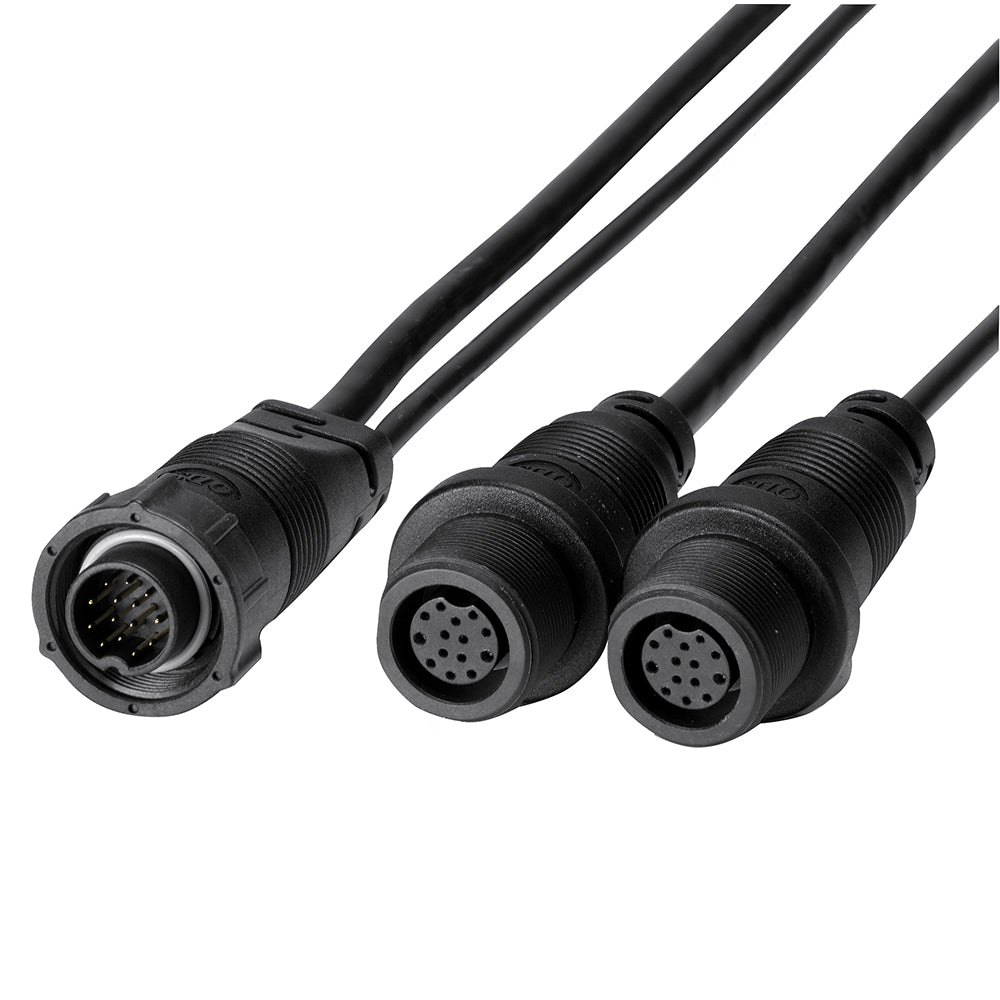 Humminbird 14 ft. ID SIDB Y Splitter Cable for SOLIX and APEX Side Imaging and 2D Transducers