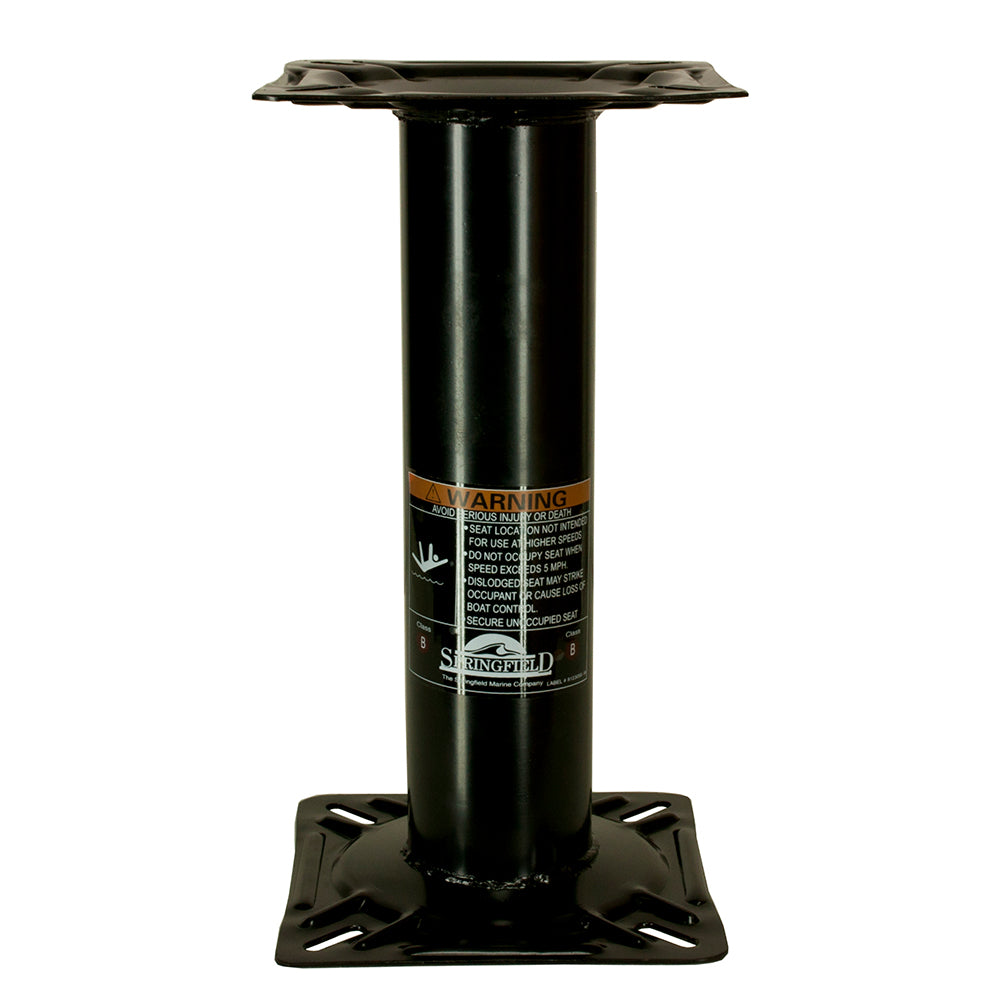 Springfield Marine 13-Inch Fixed Height Economy Pedestal for Boat Seats