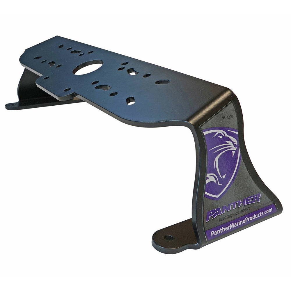 Panther Products Deck Mount 22.5° Angle Electronics Mount for Fishfinders and Sonar/GPS
