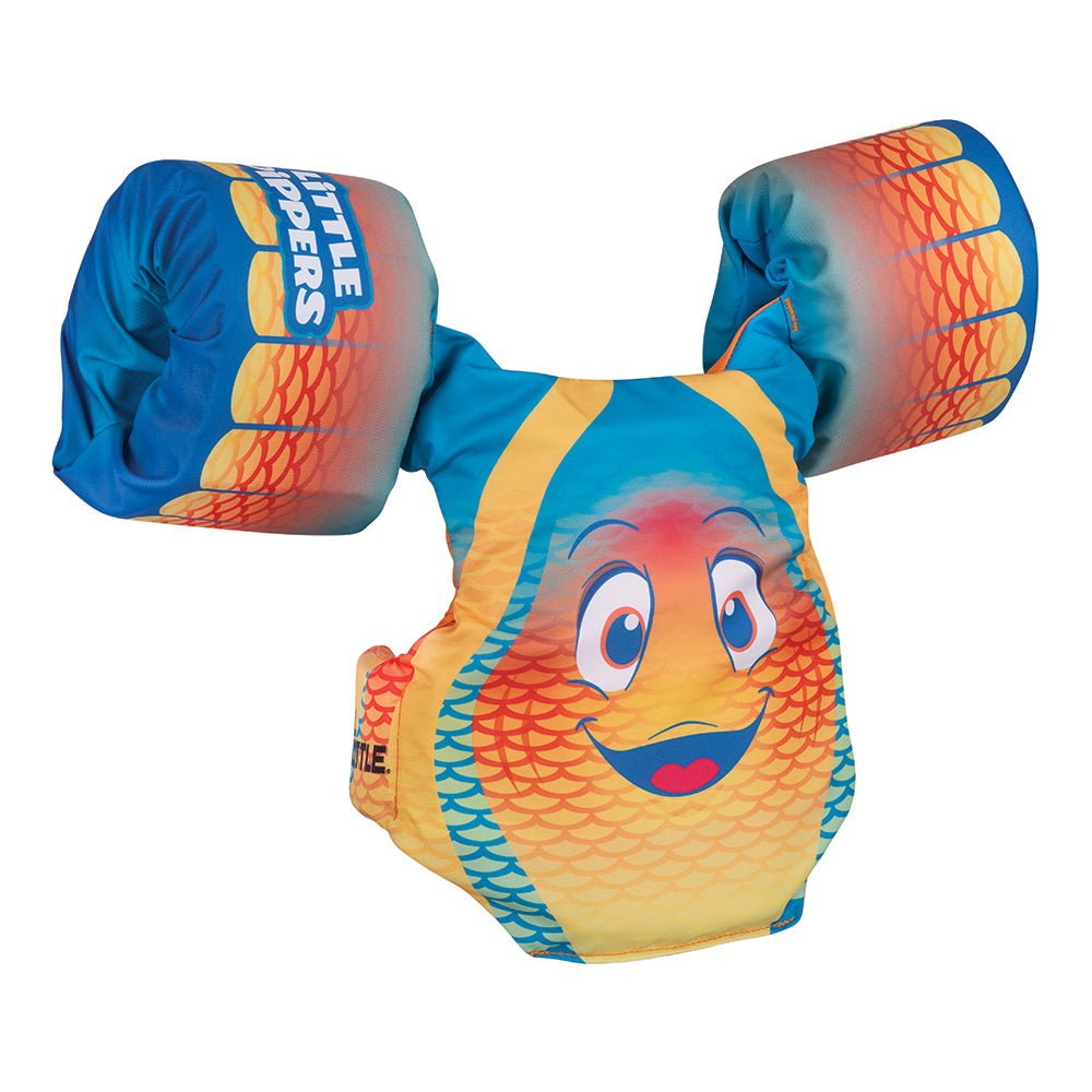 Full Throttle Little Dippers Fish Life Jacket for Children, 33–55 lb, US Coast Guard Approved
