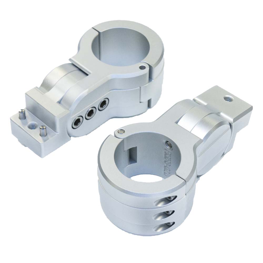 PTM Watersports Board Rack Mounts for 2.38-Inch Tube Towers, Silver, P13198-2380TEBCL