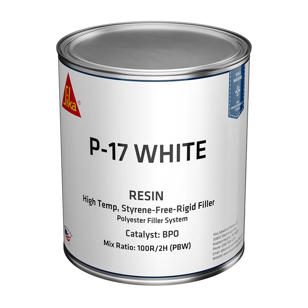 Sika Biresin AP017 White Base Quart Can with BPO Hardener for Resin Casting and Tooling - Sika
