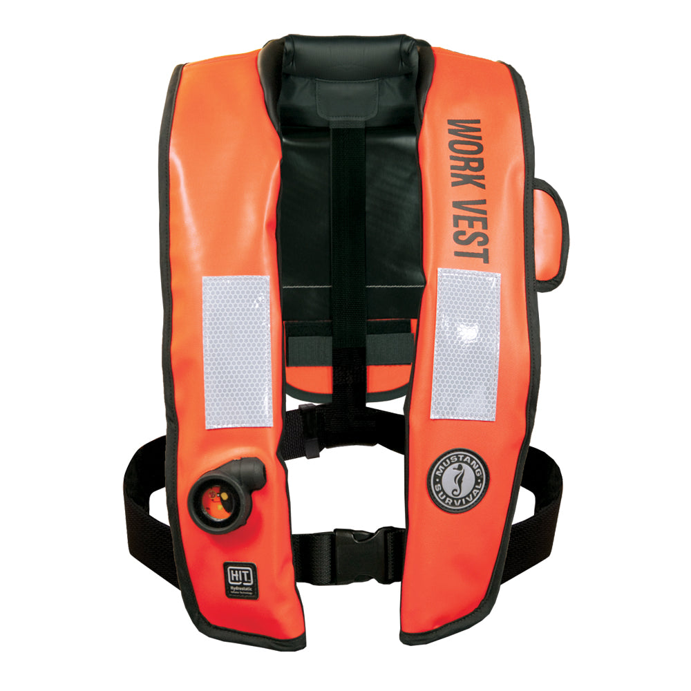 Mustang Survival MD3188 HIT Inflatable Work Vest - Orange with Automatic & Manual Inflation for Marine Safety