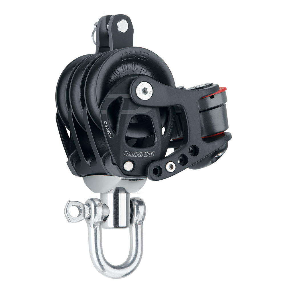 Harken 60mm Element Triple Block, Part 6275, 1/2-Inch Line Capacity