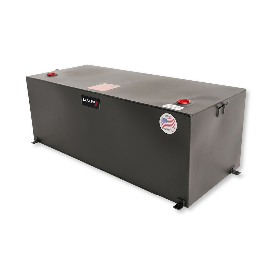 98 GAL MATTE BLK STEEL RECT TANK - Marine Parts OnlyTRAILFX