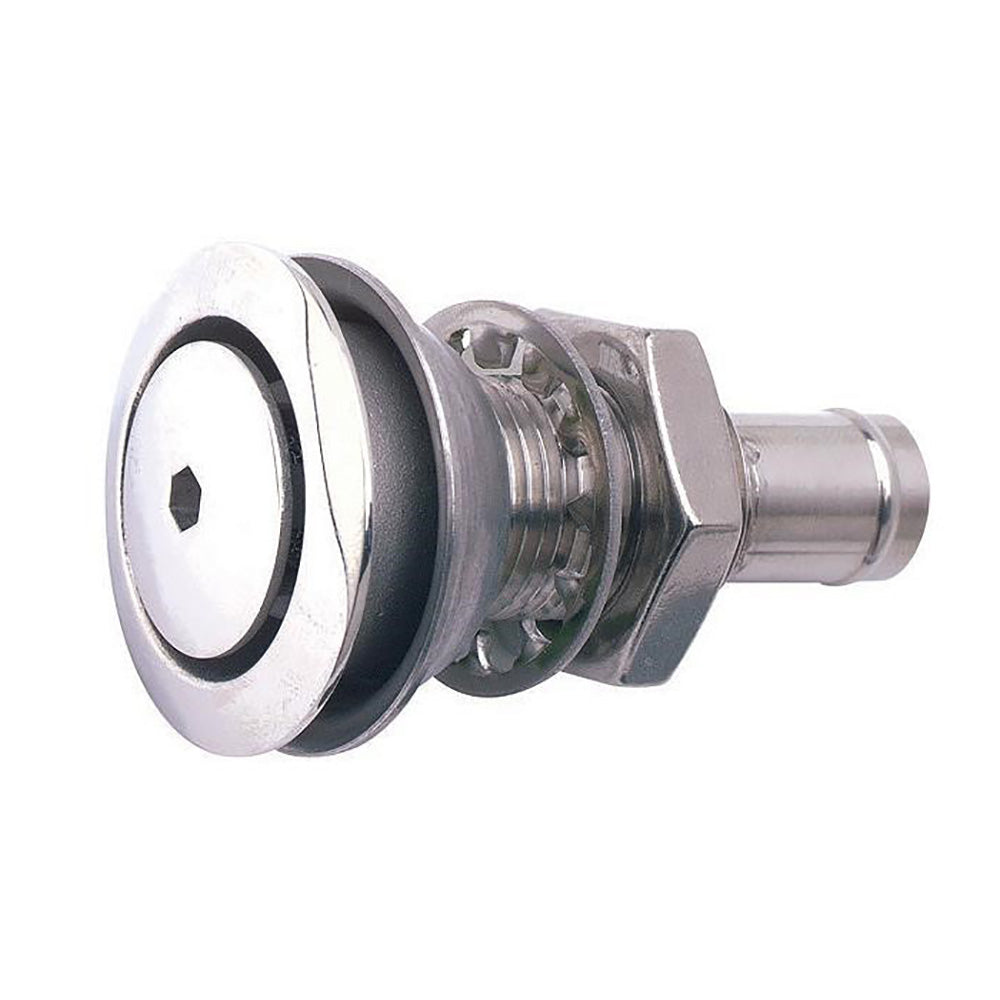Attwood Marine 66031-3 Stainless Steel Flush Mount Fuel Vent – Straight Design for Marine Fuel Systems