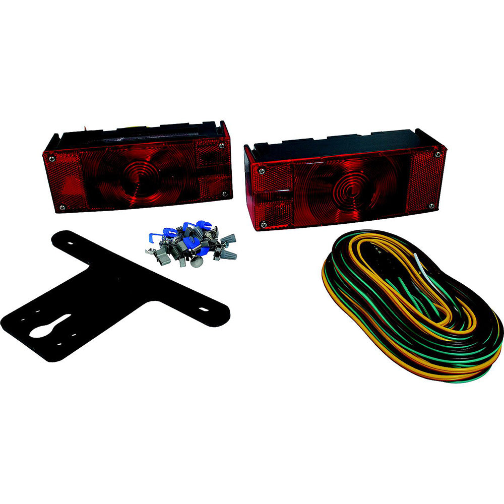Attwood Marine Low-Profile Submersible Trailer Light Kit – Perfect for 80-Inch Wide Boat Trailers