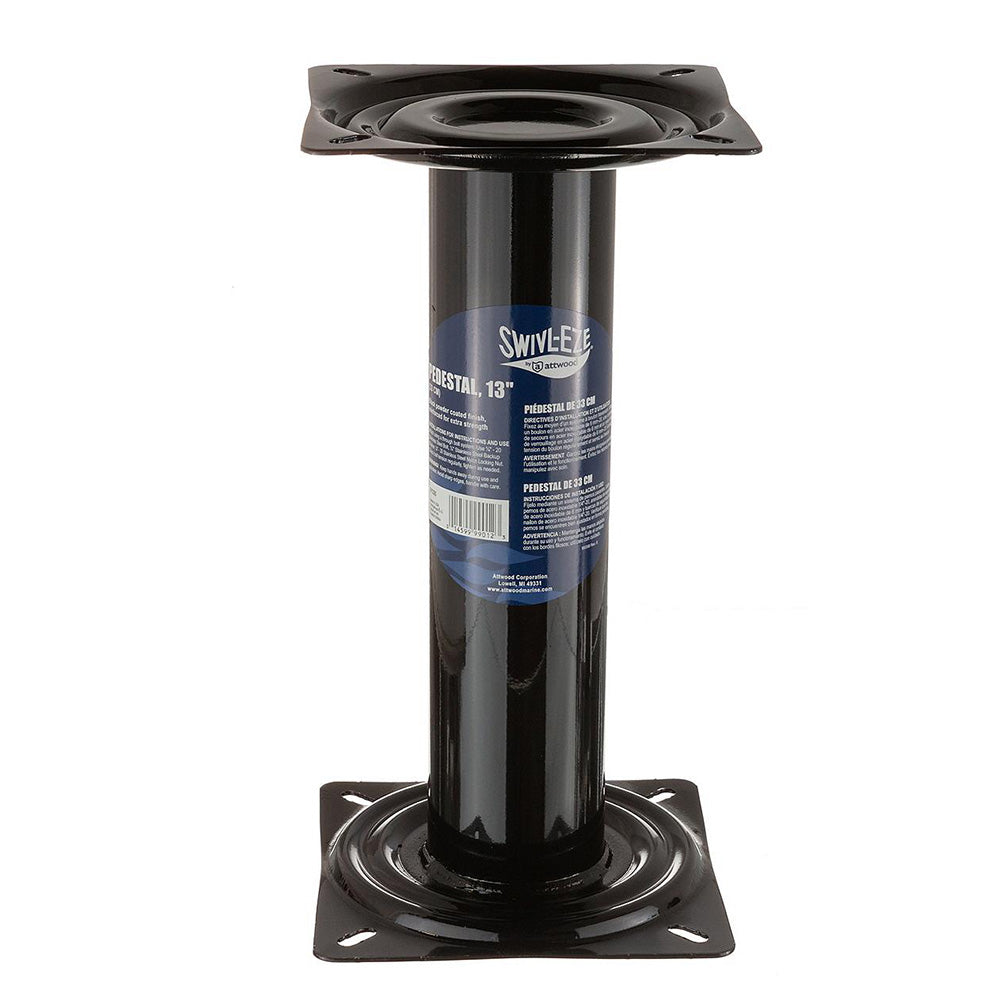 Attwood Marine Swivl-Eze Pedestal 13" - Durable Marine Boat Accessory with Reinforced Construction and Long-Lasting Finish